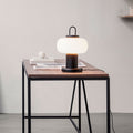 Post-modern minimalist light luxury table lamp - designer bedside lamp for guest room, bedroom, and living room decoration - high-end glass table lamp