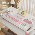 Playable early education piano toy for boys and girls with microphone, 37-key multifunctional electronic keyboard for children