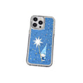 Suitable for iphone16 cat magician mobile phone case apple 17pro blue starry sky diamond anti-fall protective case