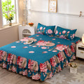 Bed skirt, fitted sheet, thickened bed sheets, comfortablenon-slip mattress protector, single piece simmons bed cover 1.8m double bed