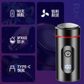 Custom mini electric shaver - portable home & travel razor for men - washable digital display beard trimmer