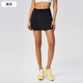 Summer fake two-piece sports skirt for women to cover crotch slimming look lined tennis skirt ice-like quick-drying yoga skirt d25010