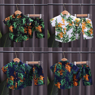 Mengyao summer suit  new arrival baby summer clothes wholesale rabbit moon trendy style medium large children two-piece set