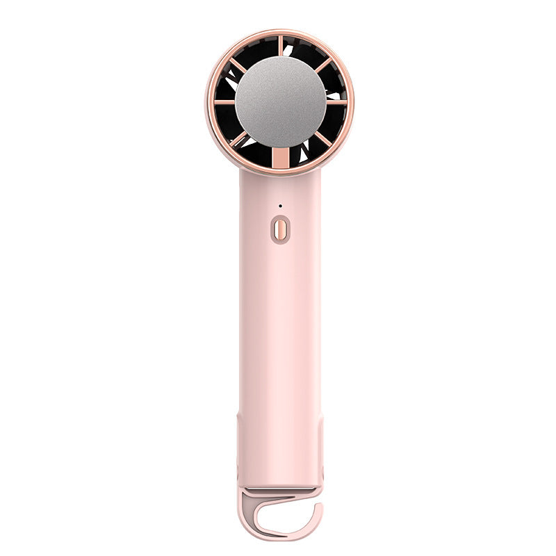 New outdoor handheld cooling fan - home desktop stand, small portable hiking buckle, customizable outdoor fan