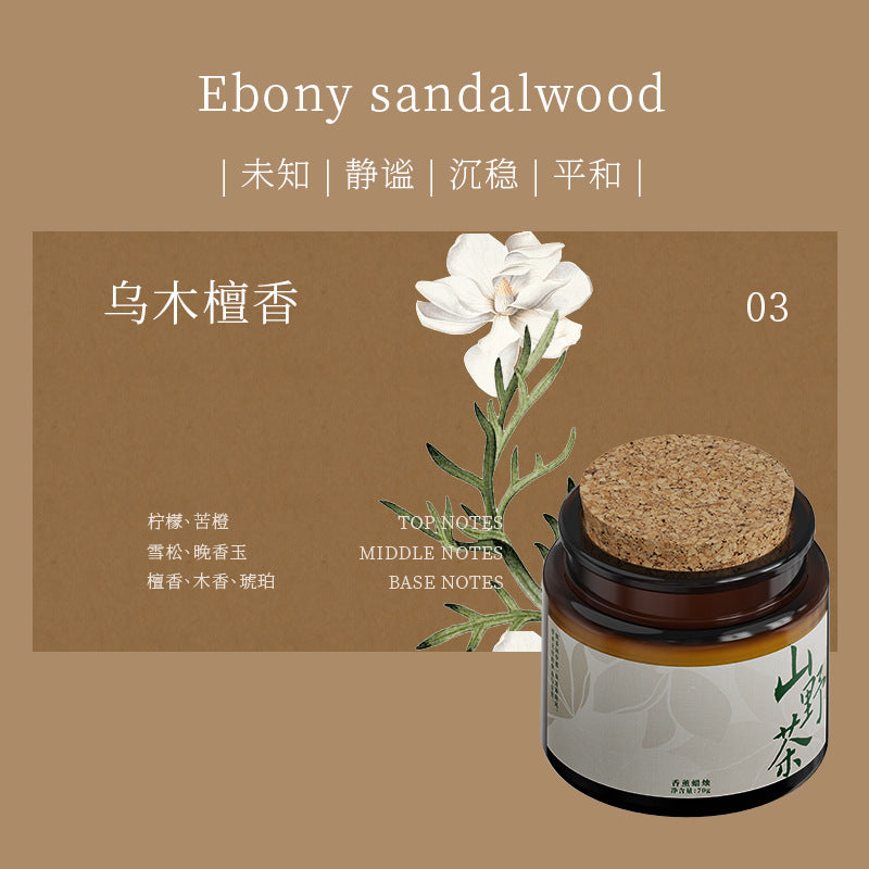 Wholesale home fragrance candles: fresh scented bedroom ambiance, solid perfume, long-lasting fragrance, odor eliminator, new arrivals