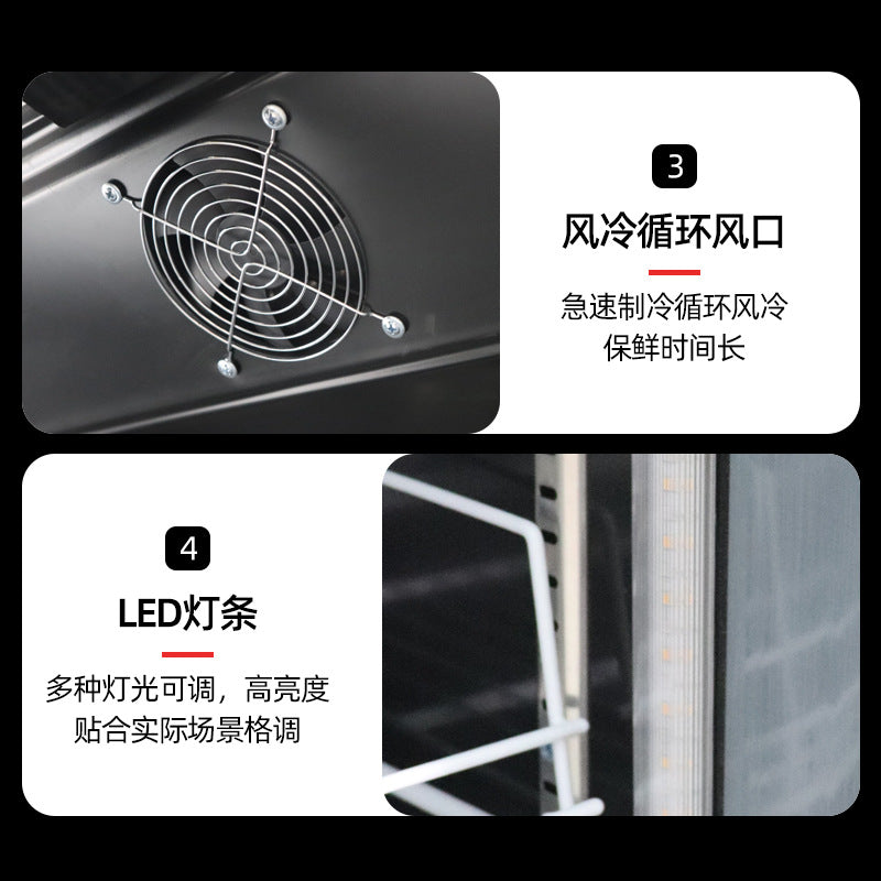 Commercial wine cooler - bar, ktv, supermarket vertical large capacity beer & beverage refrigerated display cabinet - trending wine cooler