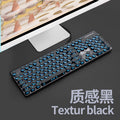 Silver sculpt v8 punk mechanical feel keyboard and mouse combo - illuminated gaming pc accessories - wholesale for amazon cross-border e-commerce