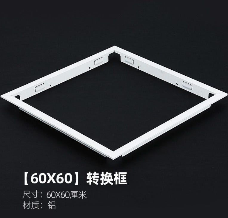 Integrated led ceiling light for bathroom and toilet, recessed kitchen ceiling panel light, aluminum gypsum board kitchen and bathroom ceiling light