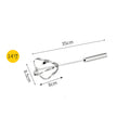Stainless steel hand mixer - kitchen handheld whisk for eggs, whipping cream, and batters