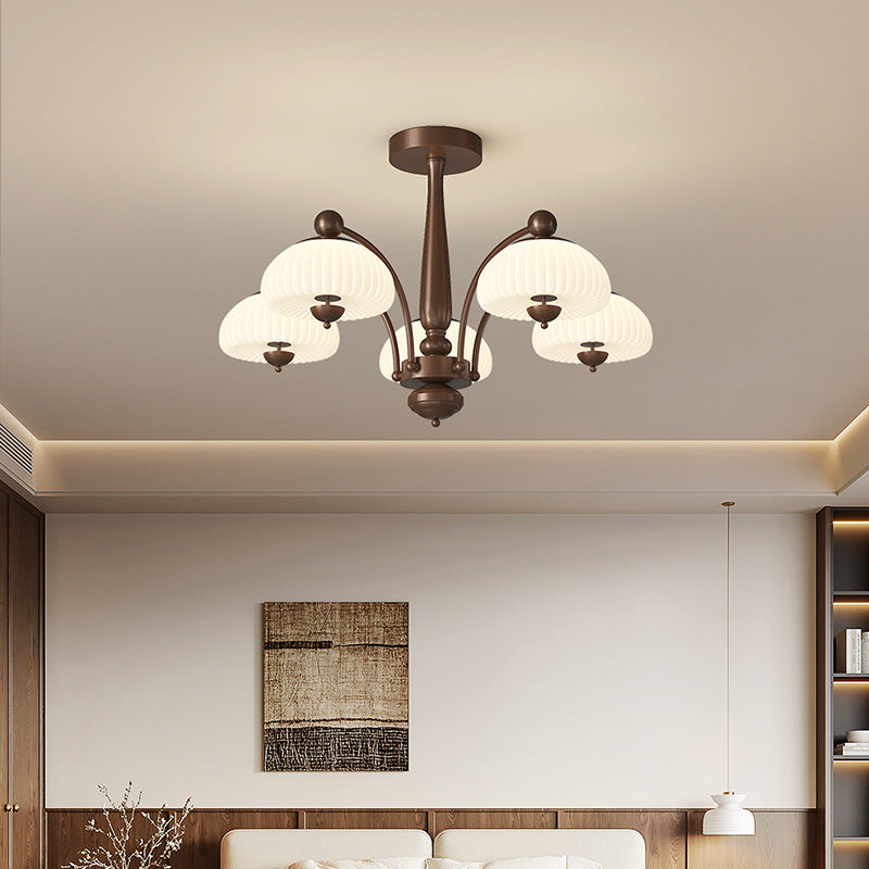 Vintage French medieval style living room chandelier bedroom study American 2025 new full spectrum eye protection hall lamps