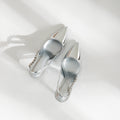 Ready-to-ship l216 stiletto heels: elegant silver, premium quality, comfortable fit. stunning 2025 high-heeled sandals