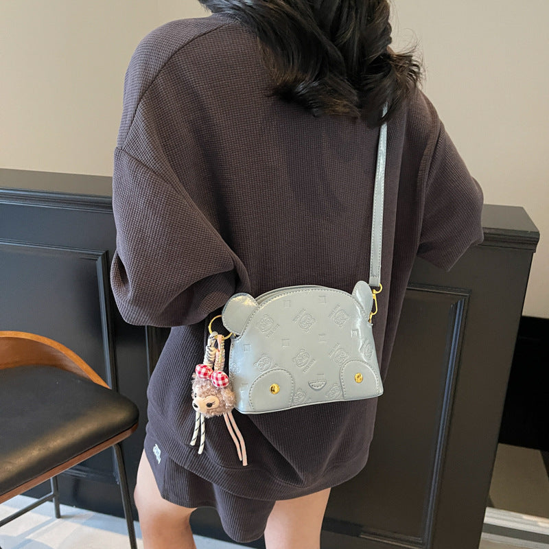 Cross-border senior simple commuter portable small square bag women's 2025 new fashion versatile niche design messenger bag