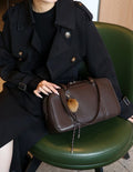 Genuine leather women's bag - premium shoulder bag - 2024 autumn/winter new collection - vintage fashion women's bag - everyday commute crossbody bag