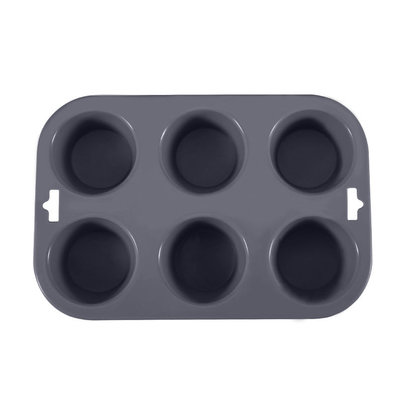 Bestselling mousse ring food-grade 6-cavity silicone donut cake mold - oven safe, direct from the manufacturer