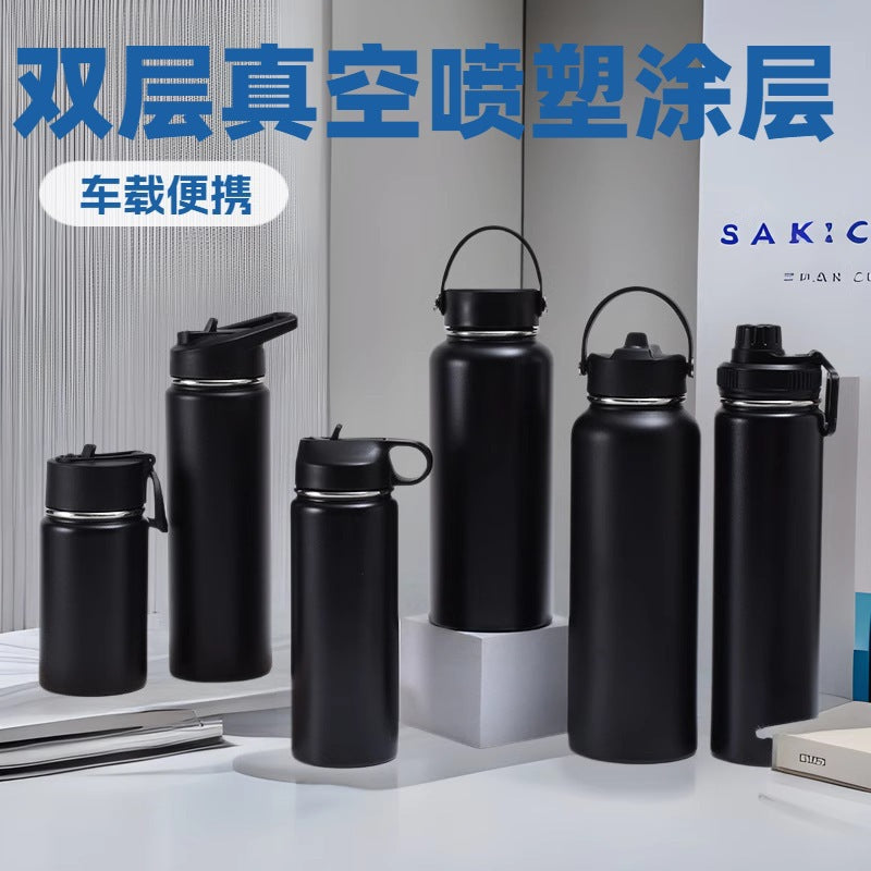 304 stainless steel insulated tumbler - multifunctional vacuum straw space cup - portable outdoor sports water bottle - wholesale