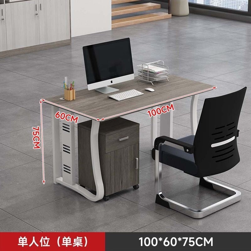 Office desk conference table office minimalist furniture modern employee computer desk workstation table and chair set