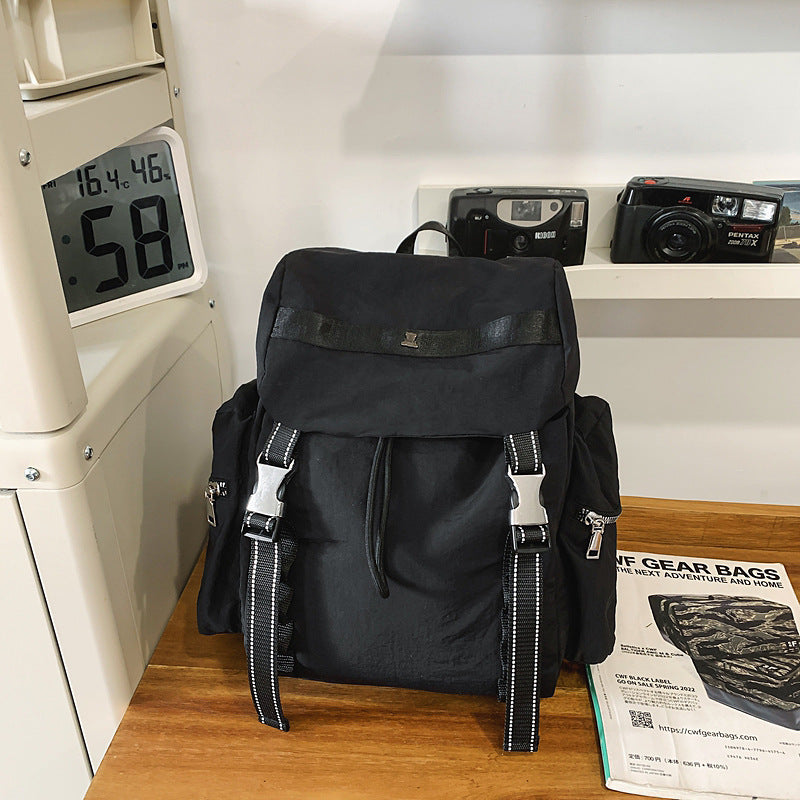 Cross-border light travel large-capacity backpack simple trend college student schoolbag outdoor hiking backpack