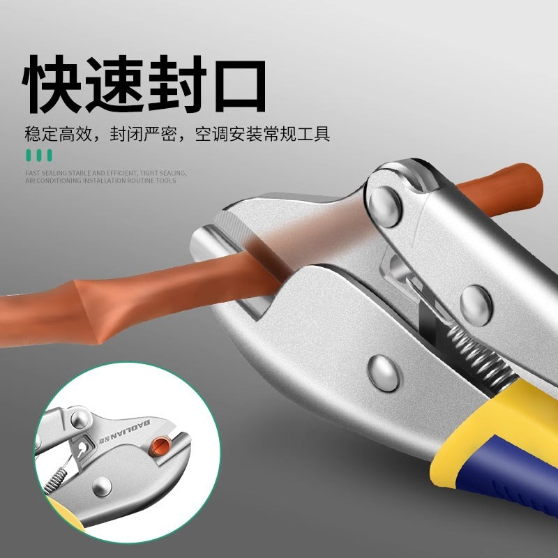 Bao lian sealing pliers - industrial grade copper tube installation & repair, heavy-duty sealing pliers for refrigeration & air conditioning copper tube sealing