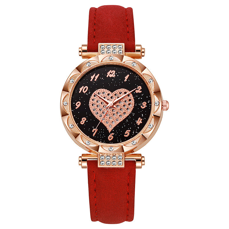 xiyin duoduo love full diamond casual fashion electronic watch women's quartz student watch women's manufacturer wholesale watch