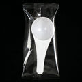 Individually wrapped 30ml plastic measuring spoons - round bottom, suitable for fertilizer, agricultural use, laundry detergent. non-edible, holds 30g