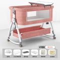 Morandi pink + mattress + storage basket + mosquito net + changing table b