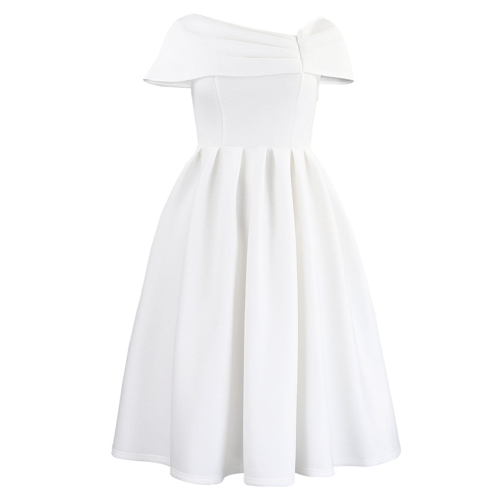 D622  cross-border european and american women's clothing summer off-the-shoulder sexy high-waisted maxi skirt party dress african dress