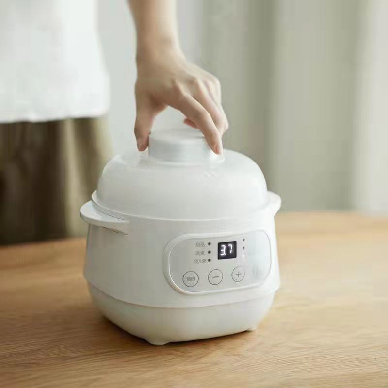 German brand fully automatic electric slow cooker, bird's nest steamer, ceramic baby food pot, soup maker, bb porridge cooker - cross-border e-commerce product