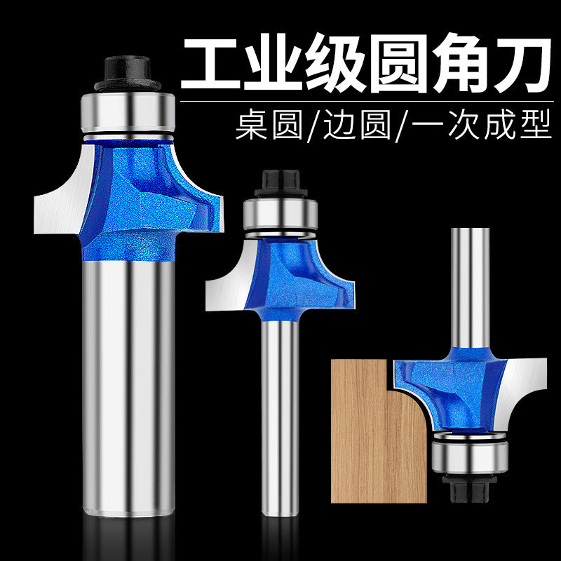Rounded Knife Woodworking Trimming Semicircular Edge Arc Trimming Machine Burr Edge Bakelite Milling and Grooving R Chamfering Engraving Machine Gong Knife