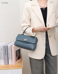 Top-grain leather women's 2024 fall/winter new arrival handbag, genuine leather women's bag, shoulder bag, crossbody bag, large capacity