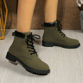 plus sizefashionfashionboots women's fall and winternew arrivalbritish style front tie back short bootsexportwholesale