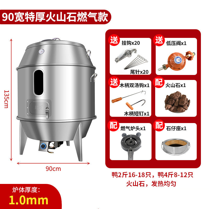 Jinheng commercial roast duck stove double layer charcoal roast duck stove roast chicken stove crispy pork belly hanging stove roast goose stove stainless steel