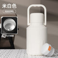 316 stainless steel thermos cup portable carrying kettle large capacity women's cup outdoor good-looking double drinking handle kettle