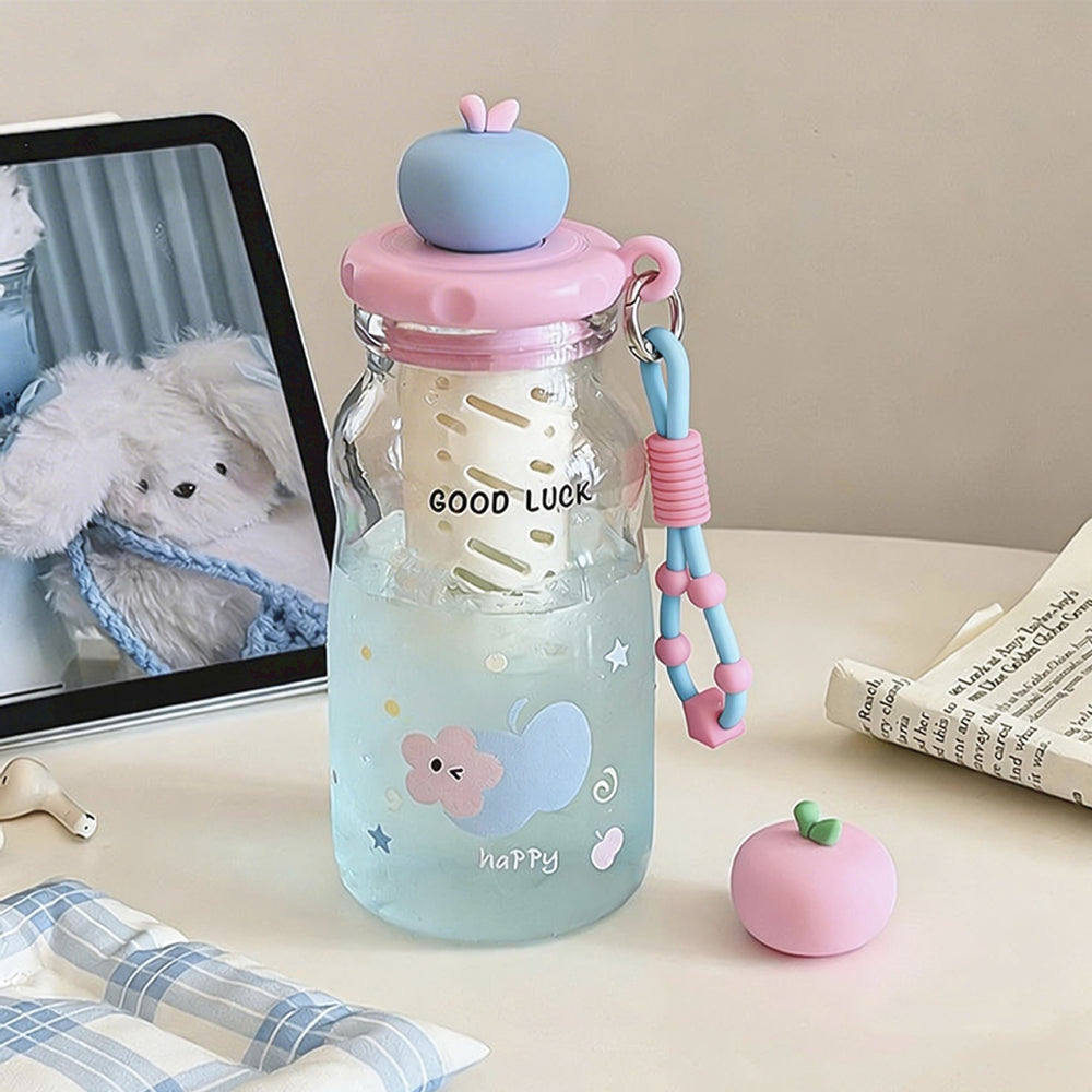 New arrival high-looking large-capacity plastic cup student kids cartoon straw cup water cup portable outdoor cup wholesale