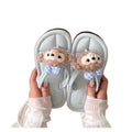 Little fairy cartoon cute shirley rose flip flops women's summer outwear 2025new arrivalsummerthick sole flip flops