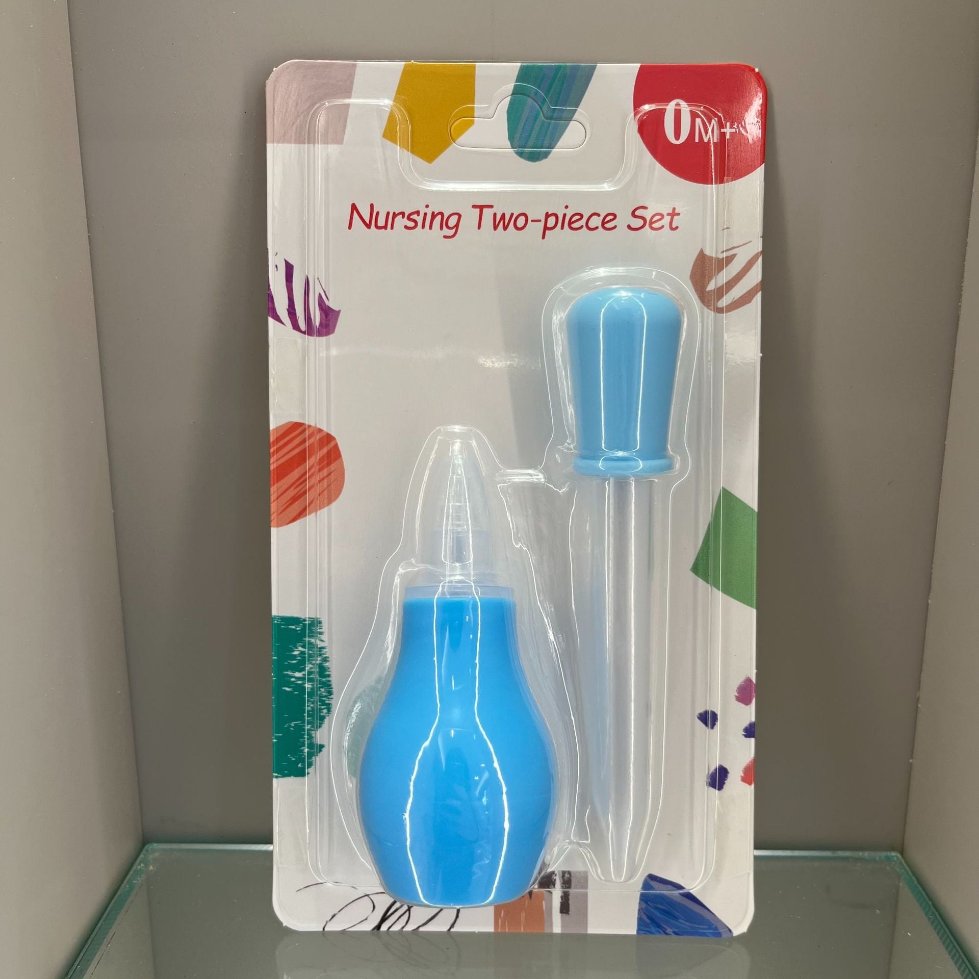 English card, pump-type neonatal infant nasal suction device, dropper feeder, snot cleaner, silicone.