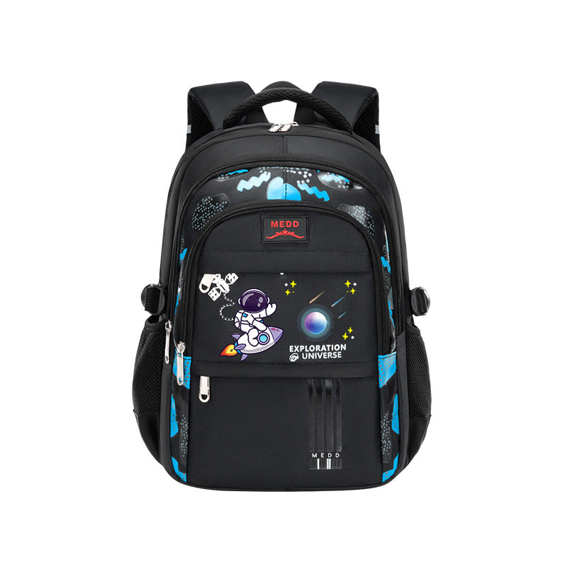 New primary school schoolbag boys 1-3-6 grade trend lightweight burden reduction ridge protection large capacity children's schoolbag wholesale