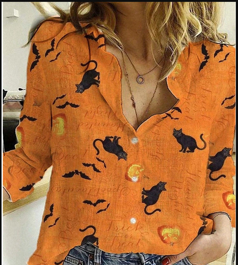 2025 new amazon fashion women's printed top/shirt - in stock, trendy & versatile
