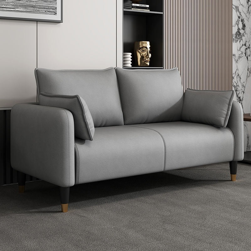 new living room sofa - compact size, ideal for rentals, hotels, apartments, two-seater, three-seater fabric sofa - also suitable for clothing stores