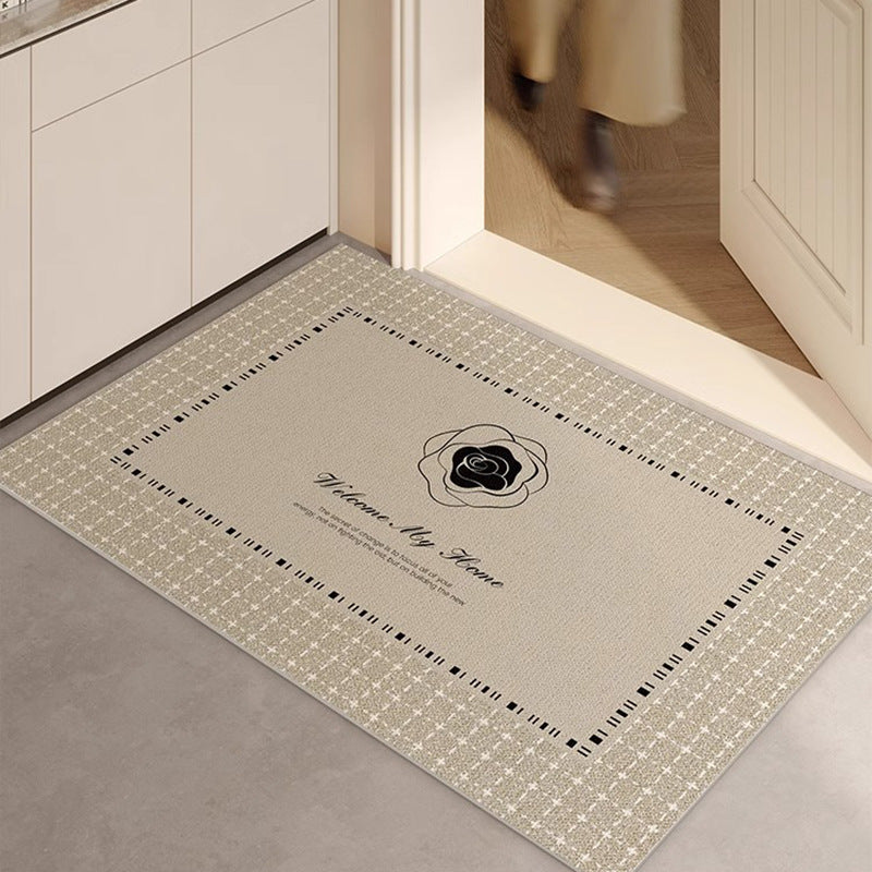 Entryway door mat: premium, customizable, low-maintenance, home-use, trendy, stain-resistant, thickened, non-slip doormat