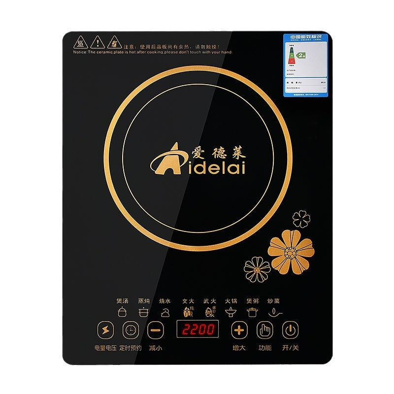 Multi-functional special offer induction cooker: ultra-durable, touch control, perfect for home hot pot, stir-frying, student dorms, waterproof stove - cross-border e-commerce