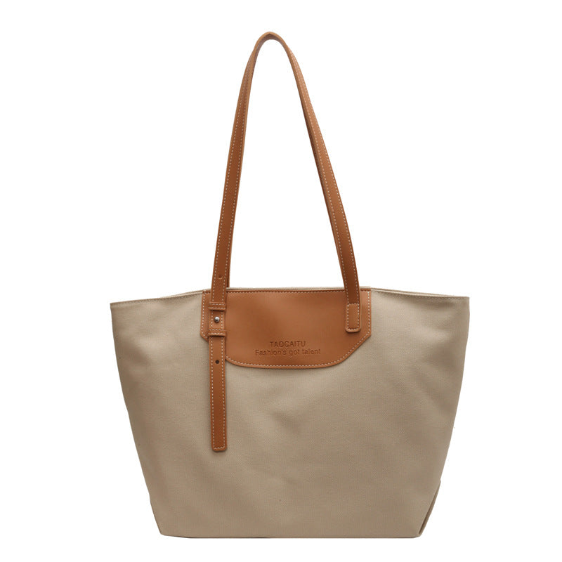 Casual large-capacity bag 2024 new women's bag fashionable Ruiying commuter shoulder bag foreign versatile large tote bag