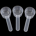 Plastic measuring spoon 40ml milliliter facial mask spoon powder feed fertilizer laundry detergent pesticide measuring spoon filled with water 40g grams