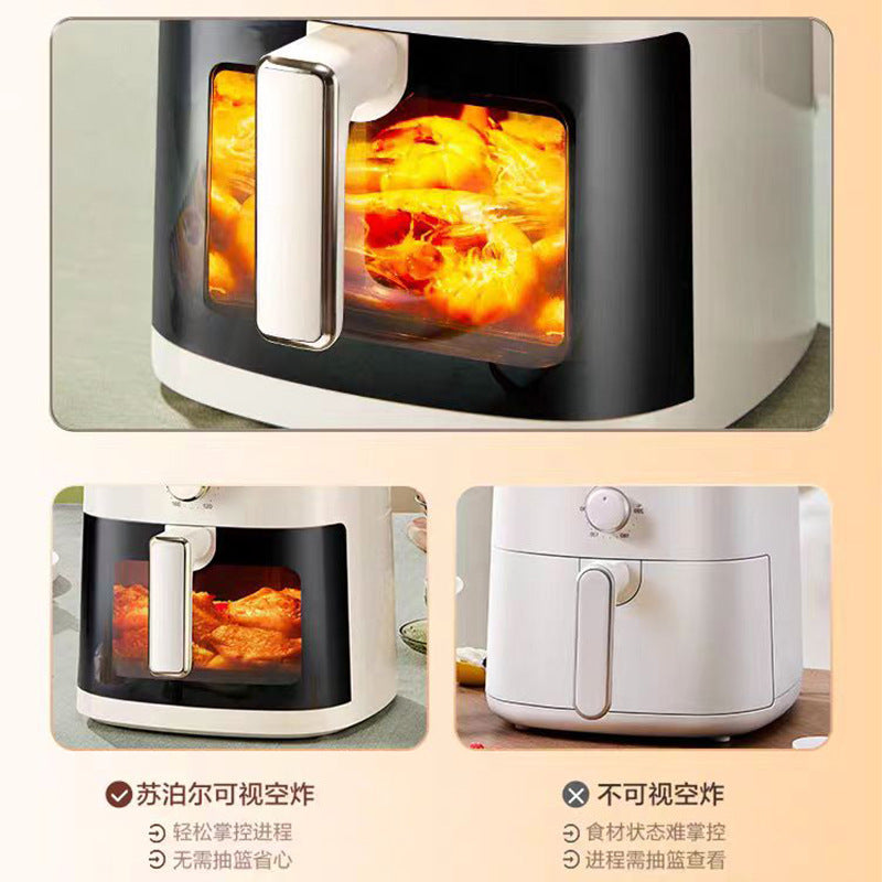 Supor air fryer - 6l large capacity, visual oven, all-in-one electric fryer, french fry maker - wholesale & gifts