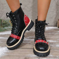 autumn new arrival: plus-size chunky sole martin boots for women (sizes 36-43). wholesale available. dropshipping to  and