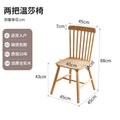 All solid wood dining table small apartment for homecasual rectangular dining table scandinavian restaurant table and chair combination wood color