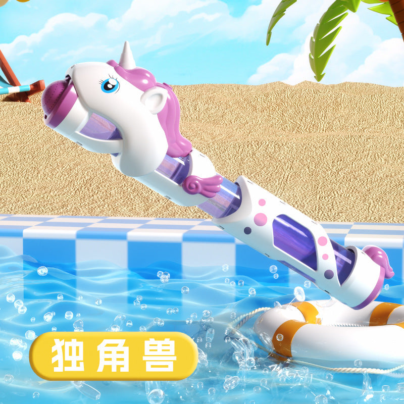 Kids' diy fireworks water gun air powered soft bullet 3-in-1 animal toy gun - new cross-border model