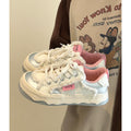 Thick solefleece-lined sneakers 2026winternew arrivaleasiest for matchwhite shoesins student casualniche styleheattech cotton shoes