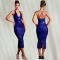 C7210 cross-border   fashion women's hotfix rhinestone slim-fit sleeveless solid color sexy dress