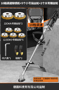 Industrial-grade electric rust remover, handheld rust removal and grinding machine, steel bar, steel plate, color steel tile renovation rust removal tool