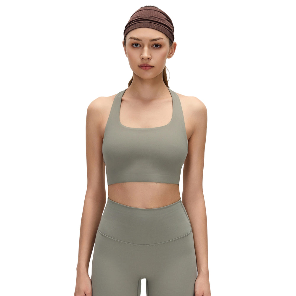 Women's sports bra - shockproof, anti-sag, beautiful back design - running, yoga, professional training, fitness vest d26095